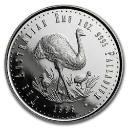 1996 Australia 1 oz Proof Palladium Emu