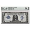 Image 1 : 1923 $1.00 Silver Certificate Gem Unc-66 EPQ PMG