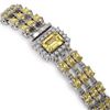 Image 2 : 20.93 ctw Citrine & Diamond Bracelet 14K White Gold