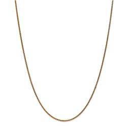 14k Gold 1.4 mm Diamond-cut Spiga Chain Necklace - 18 in.