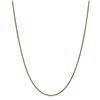 Image 1 : 14k Gold 1.4 mm Diamond-cut Spiga Chain Necklace - 18 in.