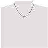 Image 2 : 14k Gold 1.4 mm Diamond-cut Spiga Chain Necklace - 18 in.