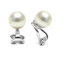 White South Sea Pearl Clip-On Earrings