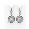 Image 1 : 3.93 ctw Diamond Earrings 18K White Gold