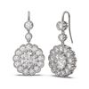 Image 2 : 3.93 ctw Diamond Earrings 18K White Gold