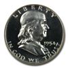 Image 2 : 1954 Franklin Half Dollar PF-68 Cameo NGC CAC