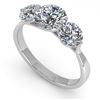 Image 1 : 2 ctw Past Present Future VS/SI Diamond Ring Martini 14k White Gold