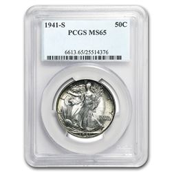 1941-S Walking Liberty Half Dollar MS-65 PCGS