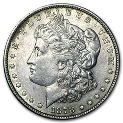 1878 Morgan Dollar 7 Tailfeathers Rev of 79 XF