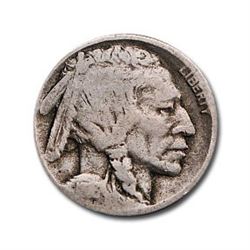 1913-D Type-II Buffalo Nickel AG (Partial Date)