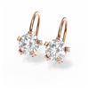Image 3 : 2.32 ctw Diamond Earrings 18K Rose Gold