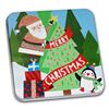 Image 2 : 2019 1 oz Silver American Eagle BU - Holiday Tin, Santa's Tree