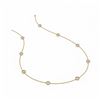 Image 2 : 4.5 ctw Diamond Station Necklace 18K Yellow Gold