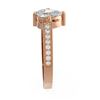 Image 2 : 1.3 ctw Pear Diamond Ring 18K Rose Gold