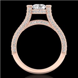 2 ctw VS/SI Diamond Micro Pave Ring 18k Rose Gold