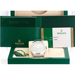 Unworn Rolex Oyster Perpetual 114300