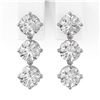 Image 2 : 1.68 ctw Diamond Designer Earrings 18K White Gold