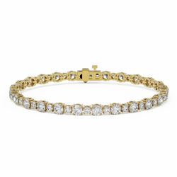 9 ctw Diamond Designer Bracelet 18K Yellow Gold