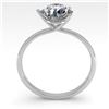 Image 2 : 1.51 ctw Certified VS/SI Diamond Engagment Ring Martini 14k White Gold