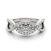 Image 1 : 1.01 ctw VS/SI Diamond 2 Stone 2 Stone Ring 14k White Gold