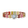Image 1 : 29.32 ctw Sapphire & Diamond Bracelet 14K Rose Gold