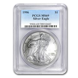 1996 Silver American Eagle MS-69 PCGS