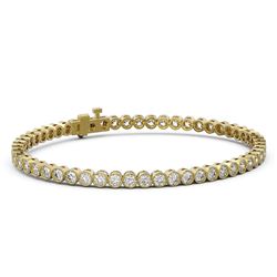 7 ctw Diamond Designer Bracelet 18K Yellow Gold
