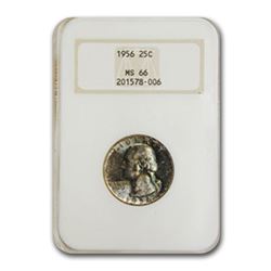 1956 Washington Quarter MS-66 NGC