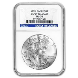 2010 Silver American Eagle MS-70 NGC (Early Releases)