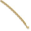 Image 1 : 14k Yellow Gold 7 mm Polished Fancy Link Bracelet - 7.5 in.
