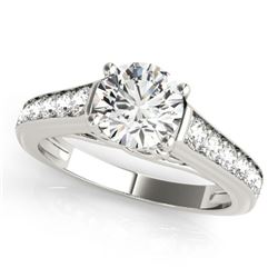 1.5 ctw Certified VS/SI Diamond Ring 18k White Gold