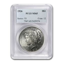 1926 Peace Dollar MS-65 PCGS