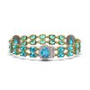 Image 2 : 19.3 ctw Swiss Topaz & Diamond Bracelet 14K Yellow Gold