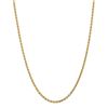 Image 1 : 14k Yellow Gold 3.20 mm Diamond Cut Rope Chain - 36 in.