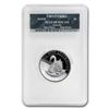 Image 1 : 2018 Australia 5 oz Silver Swan PR-70 PCGS (FS, Swan Label)