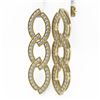 Image 3 : 3.25 ctw Diamond Designer Earrings 18K Yellow Gold
