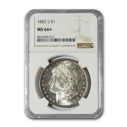 1882-S Morgan Dollar MS-66+ NGC