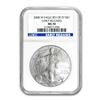 Image 1 : 2008-W Burnished Silver American Eagle MS-70 NGC (ER, Rev '07)