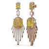 Image 2 : 8.8 ctw Canary Citrine & Diamond Earrings 18K Rose Gold