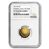 Image 1 : 2014-W Gold $5 Baseball HOF Commem PF-70 NGC