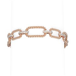 2.07 ctw Diamond Bracelet 18K Rose Gold