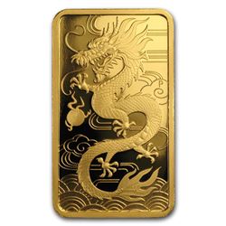 2018 Australia 1 oz Gold Dragon Proof