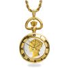 Image 1 : U.S. Mercury Dime Gold-Tone Watch Pendant