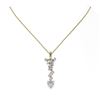 Image 2 : 2.2 ctw Heart Diamond Designer Necklace 18K Yellow Gold