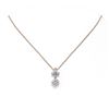 Image 2 : 1.4 ctw Cushion Cut Diamond Designer Necklace 18K Rose Gold
