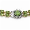 Image 3 : 38.37 ctw Tourmaline & Diamond Necklace 14K Yellow Gold