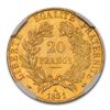 Image 2 : 1851-A France Gold 20 Francs MS-65 NGC
