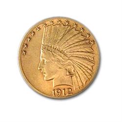 1912 $10 Indian Gold Eagle AU
