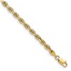 Image 1 : 14k Yellow Gold 4.0 mm Silky Rope Chain - 7 in.