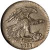 1837 1c Feuchtwanger Token NGC MS63